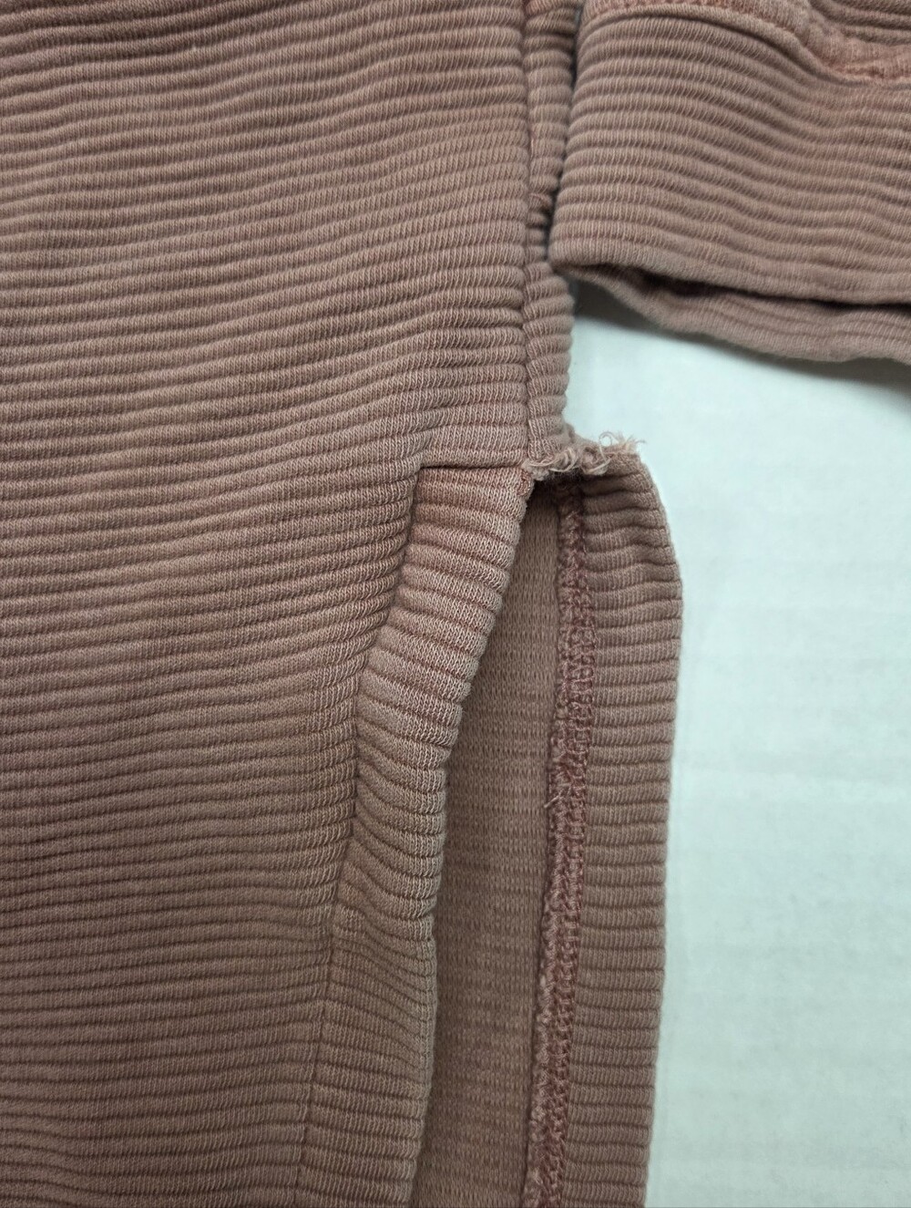 Free People Movement It Takes Two Layer Top Women's Size S Fired Clay Boho Boxy - Picture 5 of 11